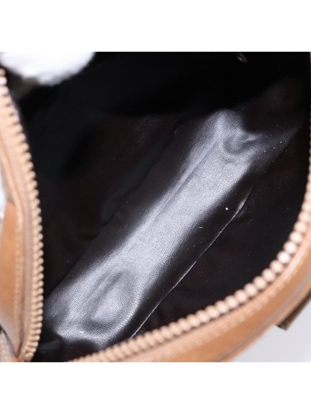 Authentic CELINE Macadam Canvas Shoulder Bag Leather Brown Gold - Picture 3 of 16
